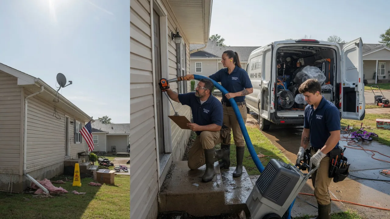 Ceiling Water Damage Restoration in Virgil, SD near me